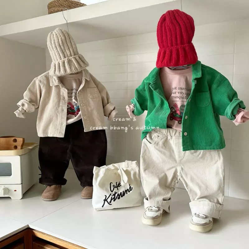 Cream Bbang - Korean Children Fashion - #minifashionista - Petit Tee - 2