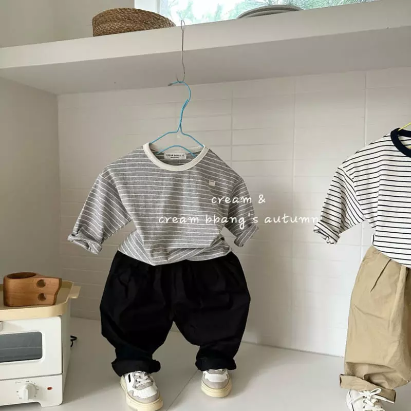 Cream Bbang - Korean Children Fashion - #prettylittlegirls - Specail Stripes Tee - 5