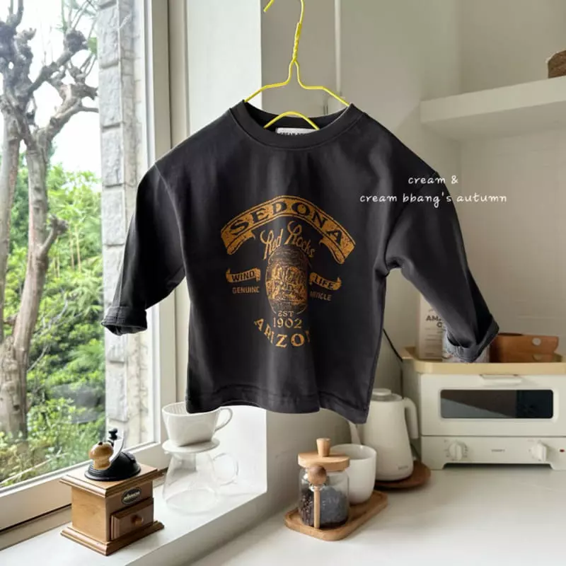 Cream Bbang - Korean Children Fashion - #minifashionista - Arijona Tee - 4