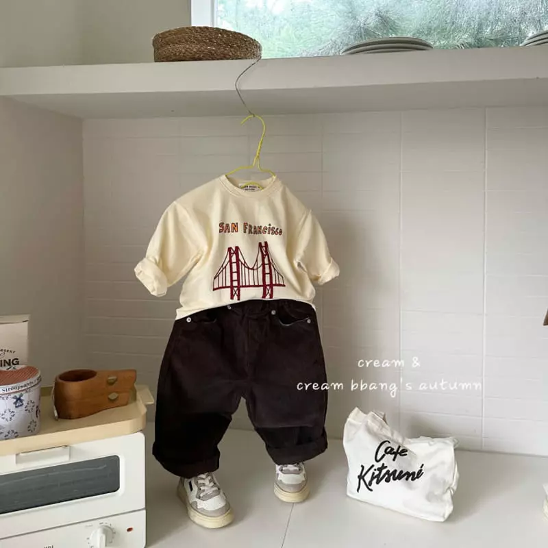 Cream Bbang - Korean Children Fashion - #prettylittlegirls - San Francisco Tee - 8
