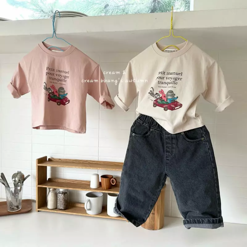 Cream Bbang - Korean Children Fashion - #prettylittlegirls - Petit Tee - 3