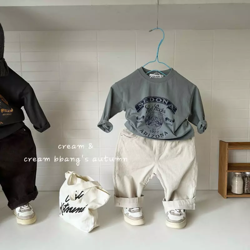 Cream Bbang - Korean Children Fashion - #toddlerclothing - Arijona Tee - 6