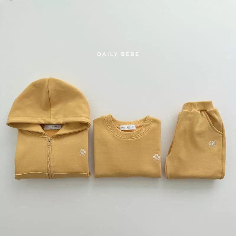 Daily Bebe - Korean Children Fashion - #kidzfashiontrend - D Embrodiery Hoody ZIP-up - 4