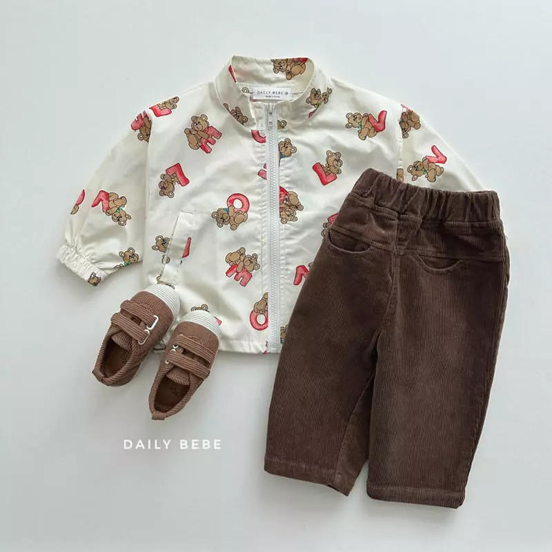 Daily Bebe - Korean Children Fashion - #Kfashion4kids - Pettern Windbreaker - 5