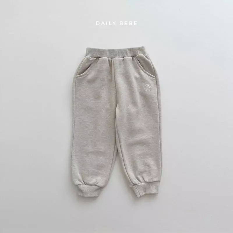 Daily Bebe - Korean Children Fashion - #childofig - D Embrodiery Pants - 5