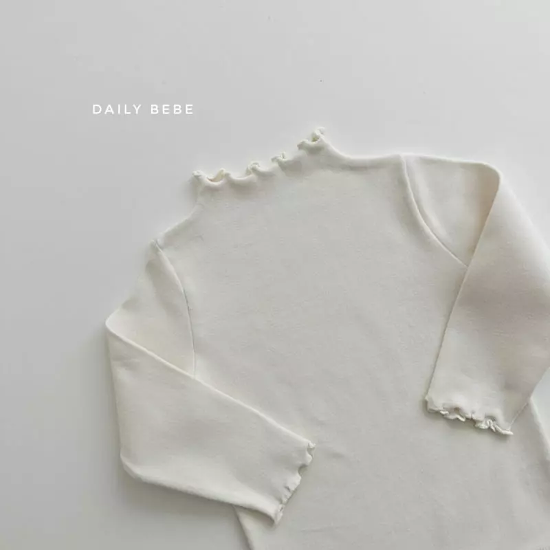 Daily Bebe - Korean Children Fashion - #childofig - Frill Tee - 6