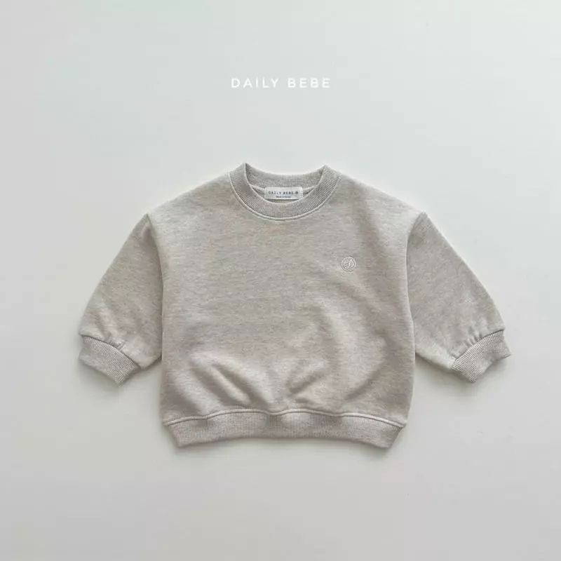 Daily Bebe - Korean Children Fashion - #childrensboutique - D Embrodiery Sweatshirt - 5