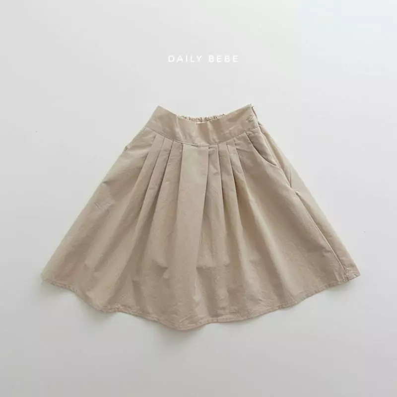 Daily Bebe - Korean Children Fashion - #designkidswear - Pintuck Skirt