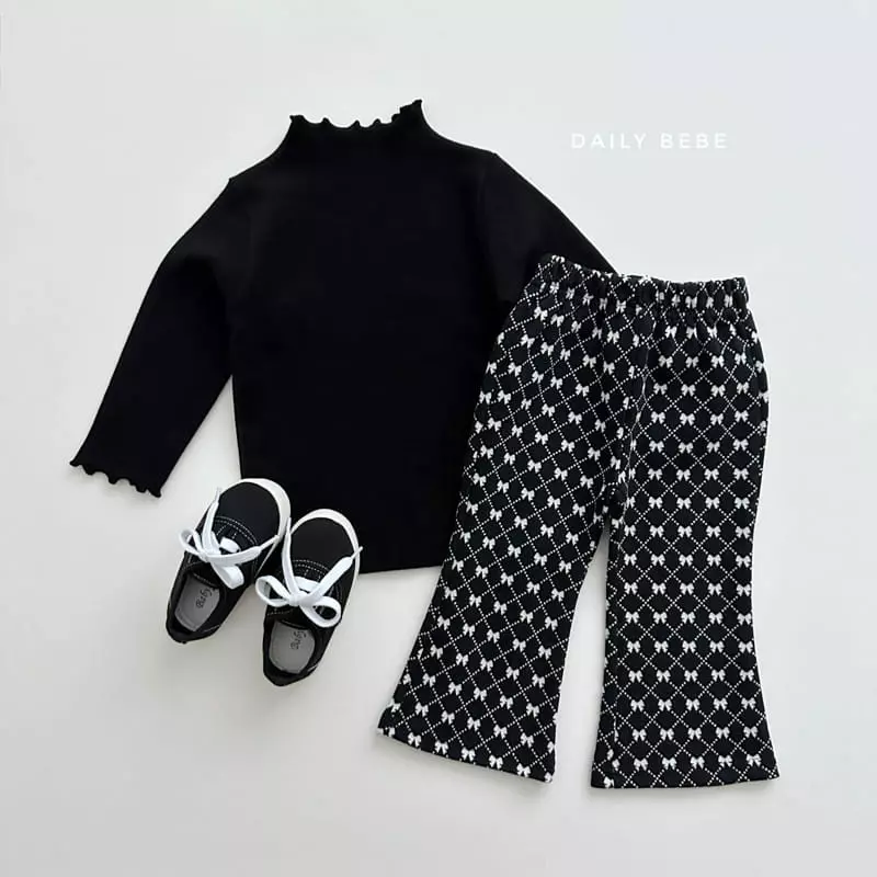 Daily Bebe - Korean Children Fashion - #fashionkids - Frill Tee - 11