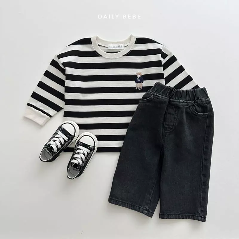 Daily Bebe - Korean Children Fashion - #fashionkids - Bear Tee - 9