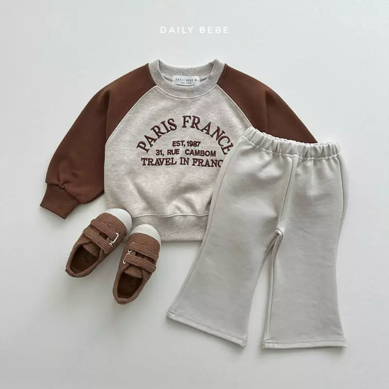 Daily Bebe - Korean Children Fashion - #fashionkids - Paris Sweatshirt - 7