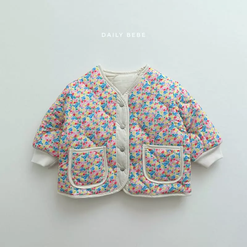 Daily Bebe - Korean Children Fashion - #kidsshorts - Flower Jumper