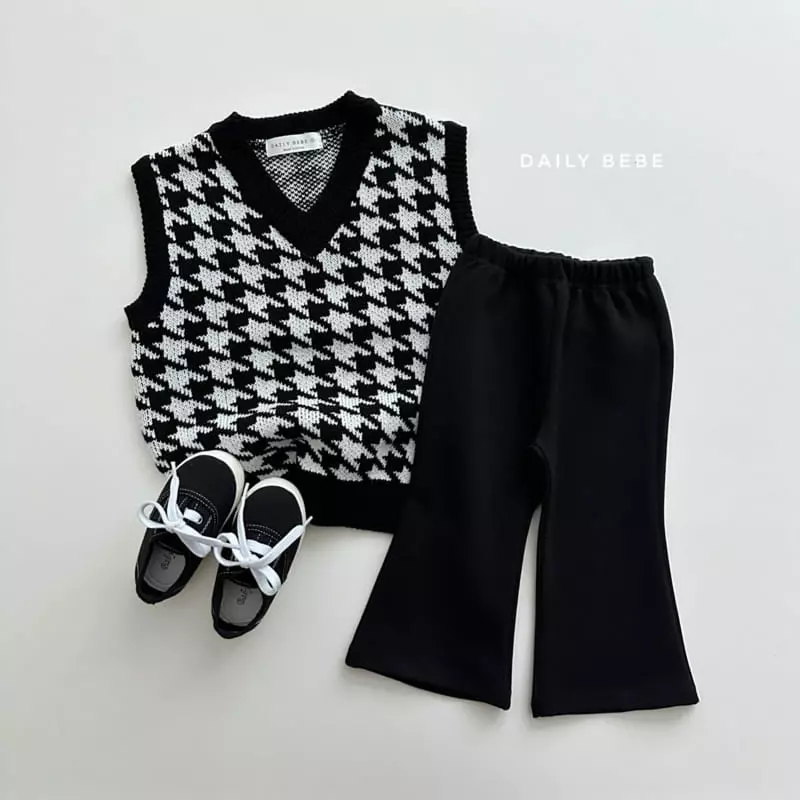 Daily Bebe - Korean Children Fashion - #kidsstore - Bootscut Pants - 11