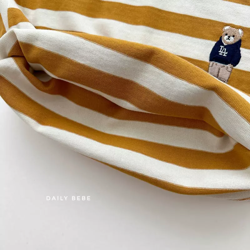 Daily Bebe - Korean Children Fashion - #kidsstore - Bear Tee - 11
