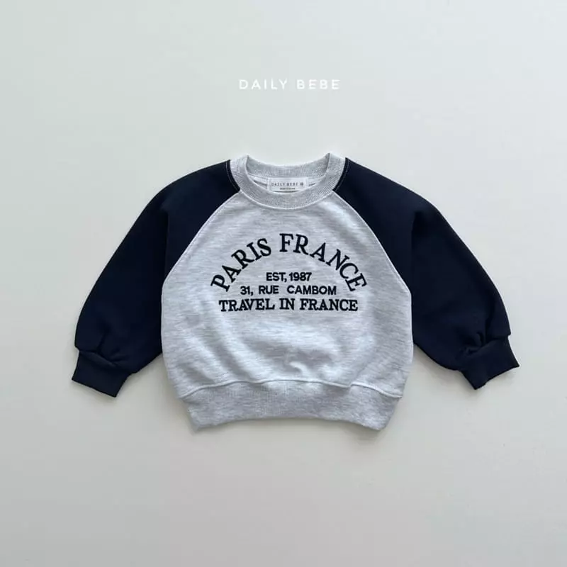 Daily Bebe - Korean Children Fashion - #kidsstore - Paris Sweatshirt - 9