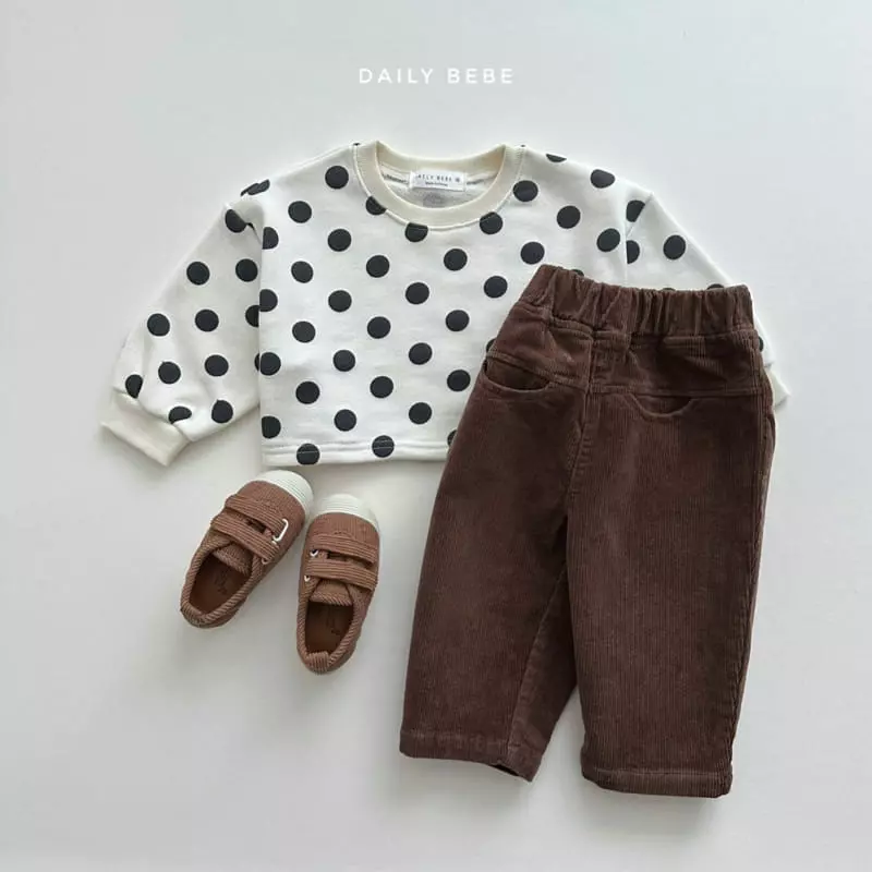 Daily Bebe - Korean Children Fashion - #kidsstore - Pettern Crop Sweatshirt - 6