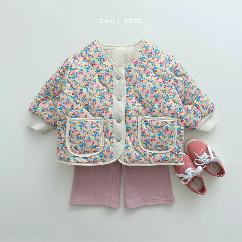 Daily Bebe - Korean Children Fashion - #kidsstore - Flower Jumper - 2