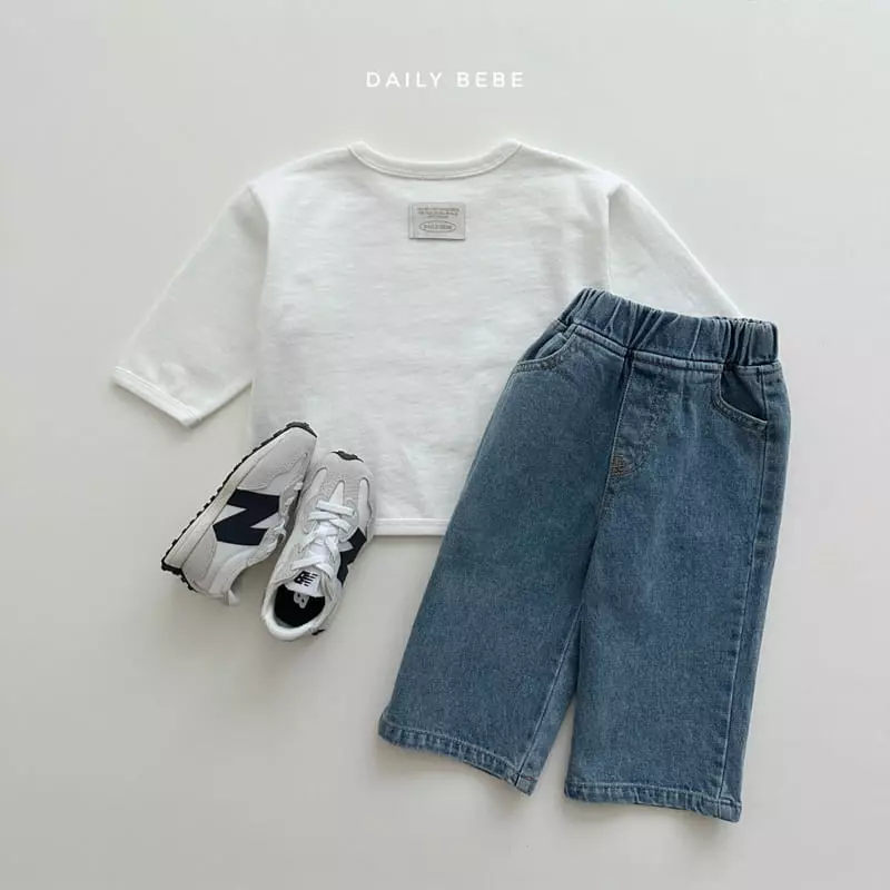 Daily Bebe - Korean Children Fashion - #littlefashionista - Toktok Piping Tee - 3