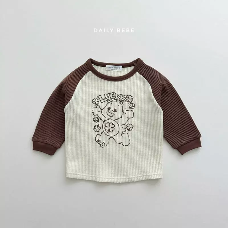 Daily Bebe - Korean Children Fashion - #littlefashionista - Waffle Tee