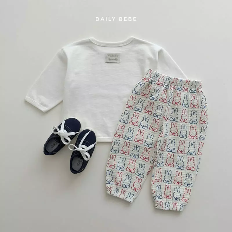 Daily Bebe - Korean Children Fashion - #littlefashionista - Toktok Piping Tee - 4