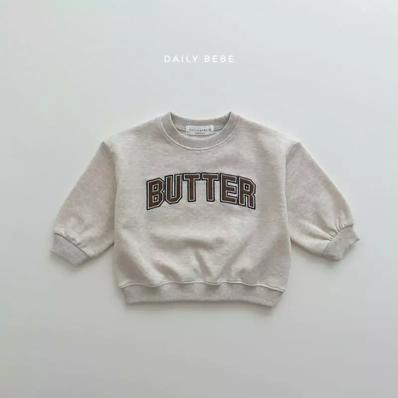 Daily Bebe - Korean Children Fashion - #minifashionista - Butter Sweatshirt