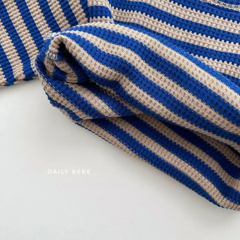 Daily Bebe - Korean Children Fashion - #prettylittlegirls - Stripes Top Botom Set - 2