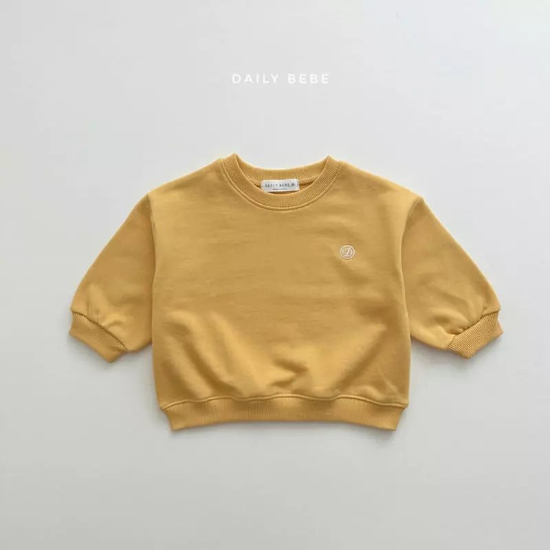 Daily Bebe - Korean Children Fashion - #todddlerfashion - D Embrodiery Sweatshirt