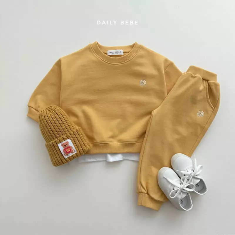 Daily Bebe - Korean Children Fashion - #toddlerclothing - D Embrodiery Sweatshirt - 2