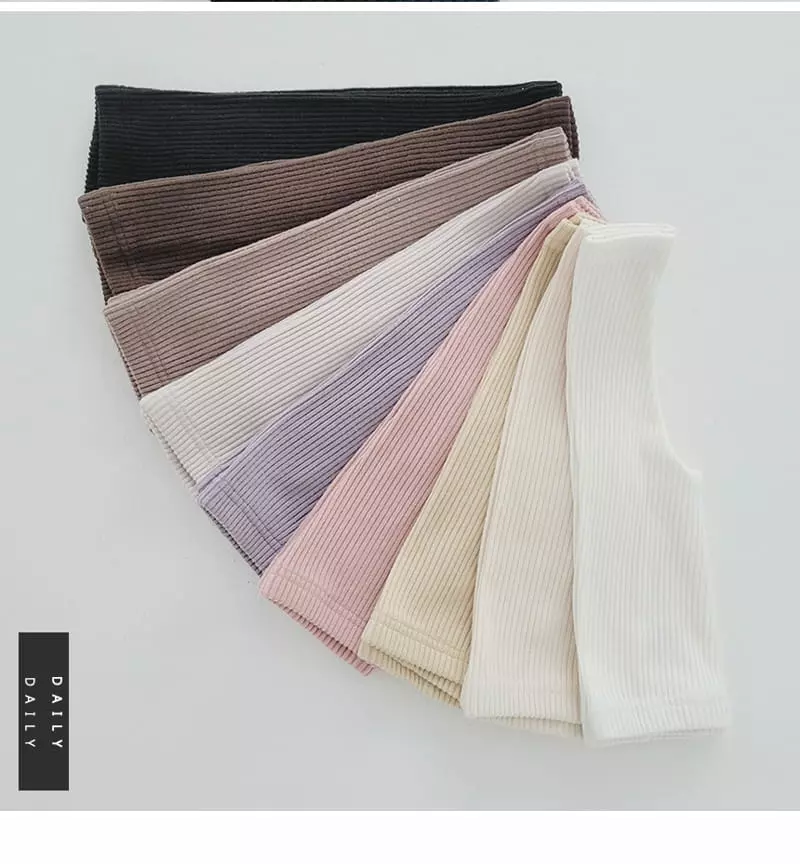 Daily Daily - Korean Baby Fashion - #babyoutfit - Baby Dandan Fleevele Rib Leggings - 7