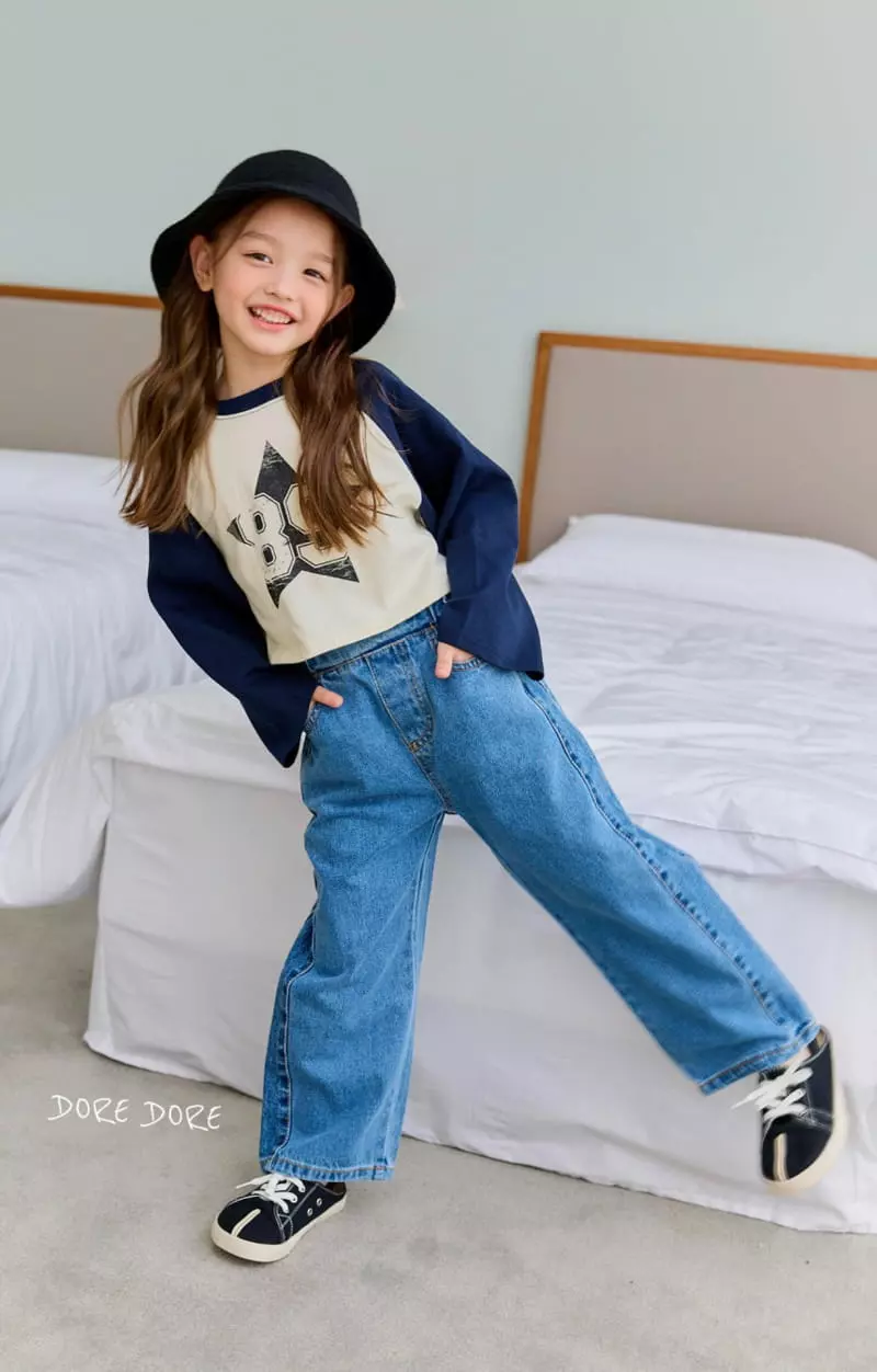 Dore Dore - Korean Children Fashion - #childofig - 89 Star Crop Tee - 3