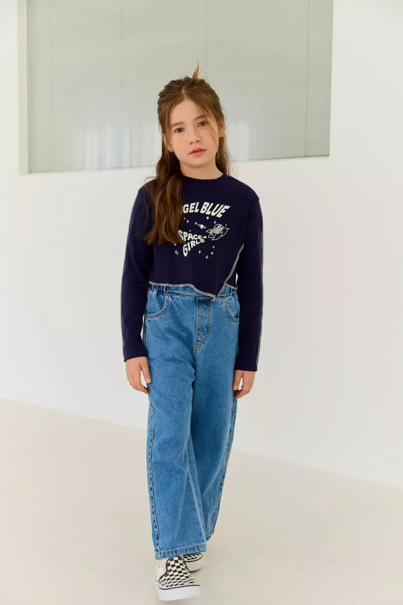 Dore Dore - Korean Children Fashion - #childofig - Rib U nbal Crop Tee - 2
