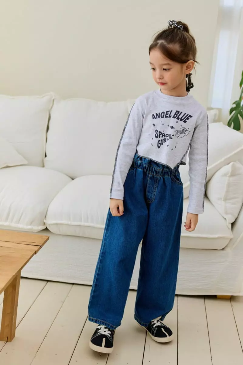 Dore Dore - Korean Children Fashion - #childofig - Rib U nbal Crop Tee - 3