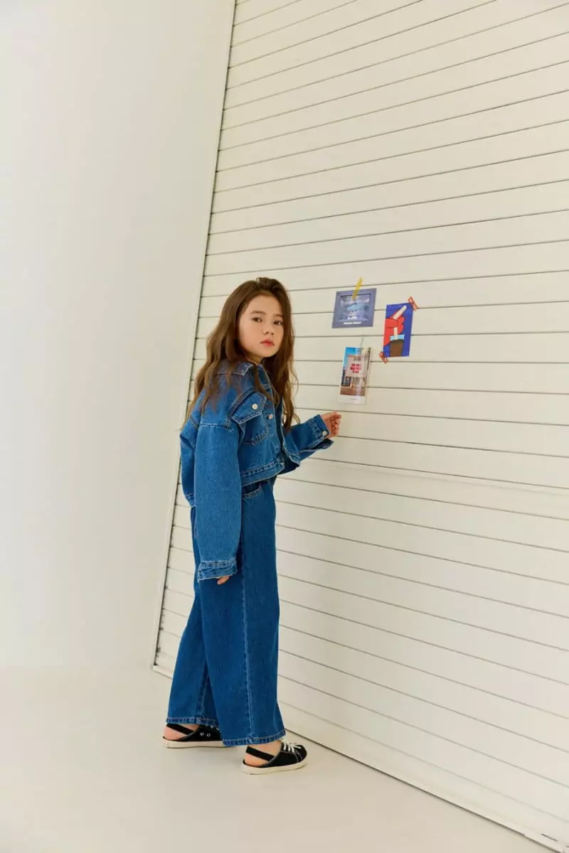 Dore Dore - Korean Children Fashion - #fashionkids - Famous Crop Denim Jacket - 12