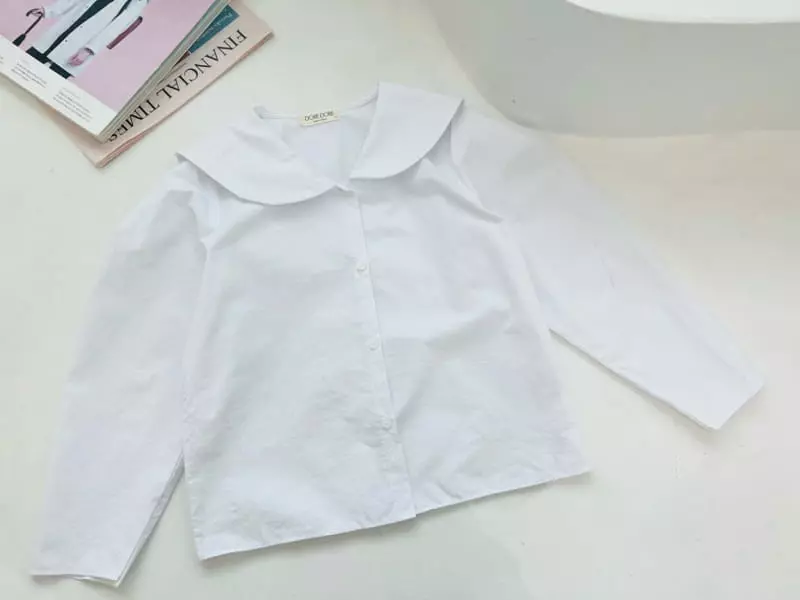 Dore Dore - Korean Children Fashion - #kidsshorts - Autumn Sailor Blouse - 7