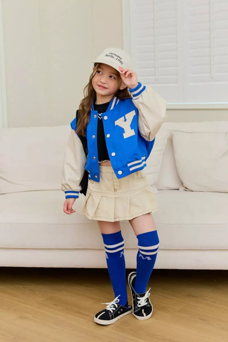 Dore Dore - Korean Children Fashion - #kidsstore - Y Baseball Jumper