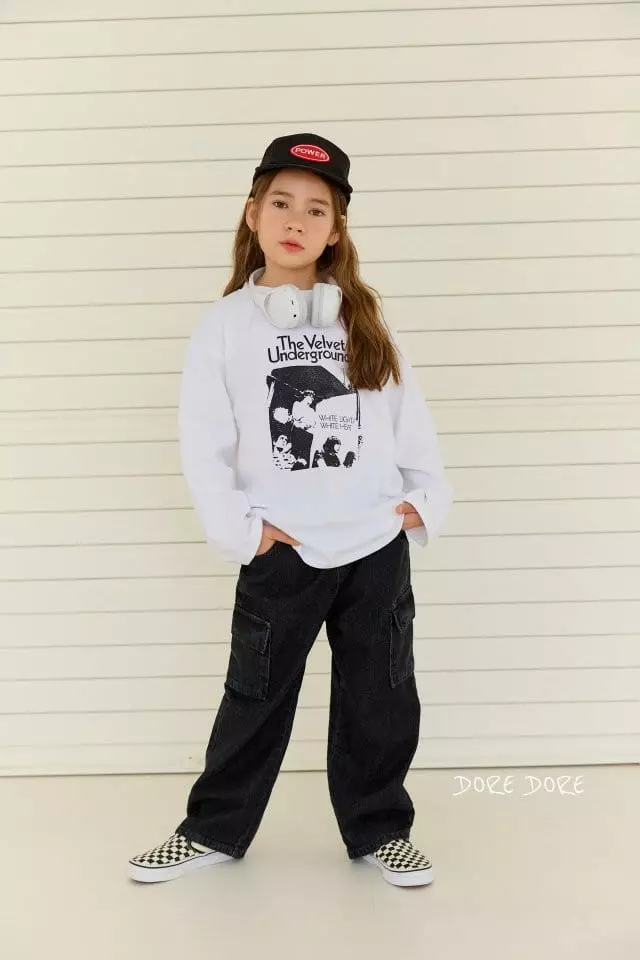 Dore Dore - Korean Children Fashion - #kidsstore - Denim Cargo Jeans - 2