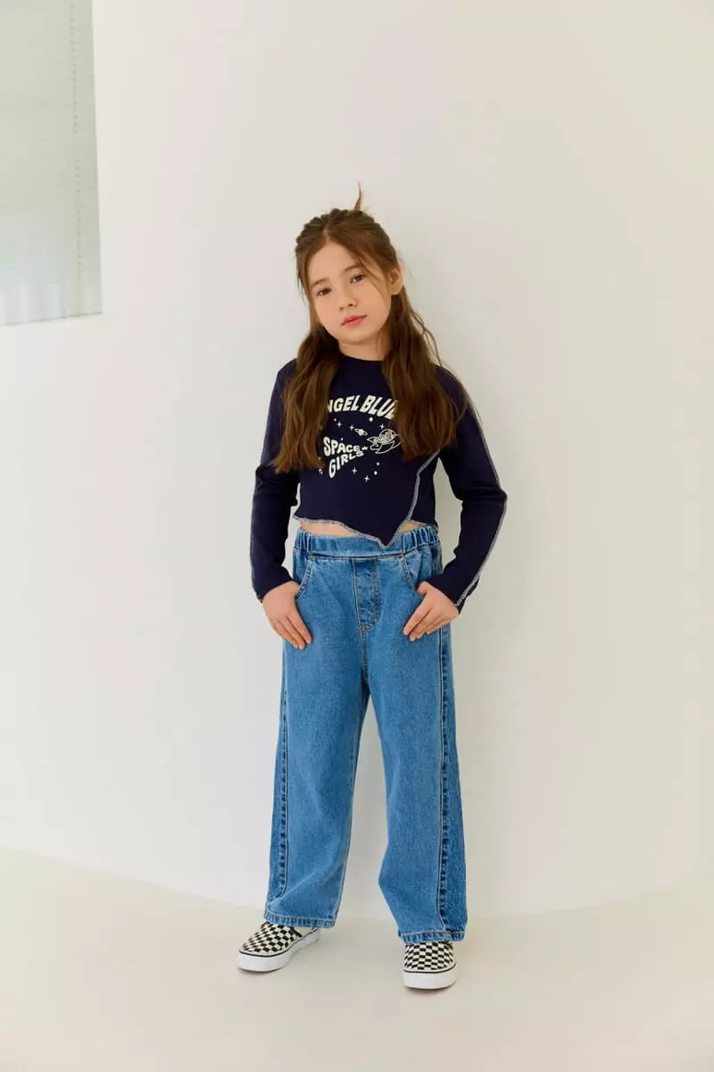 Dore Dore - Korean Children Fashion - #minifashionista - Color Wide Jeans - 5
