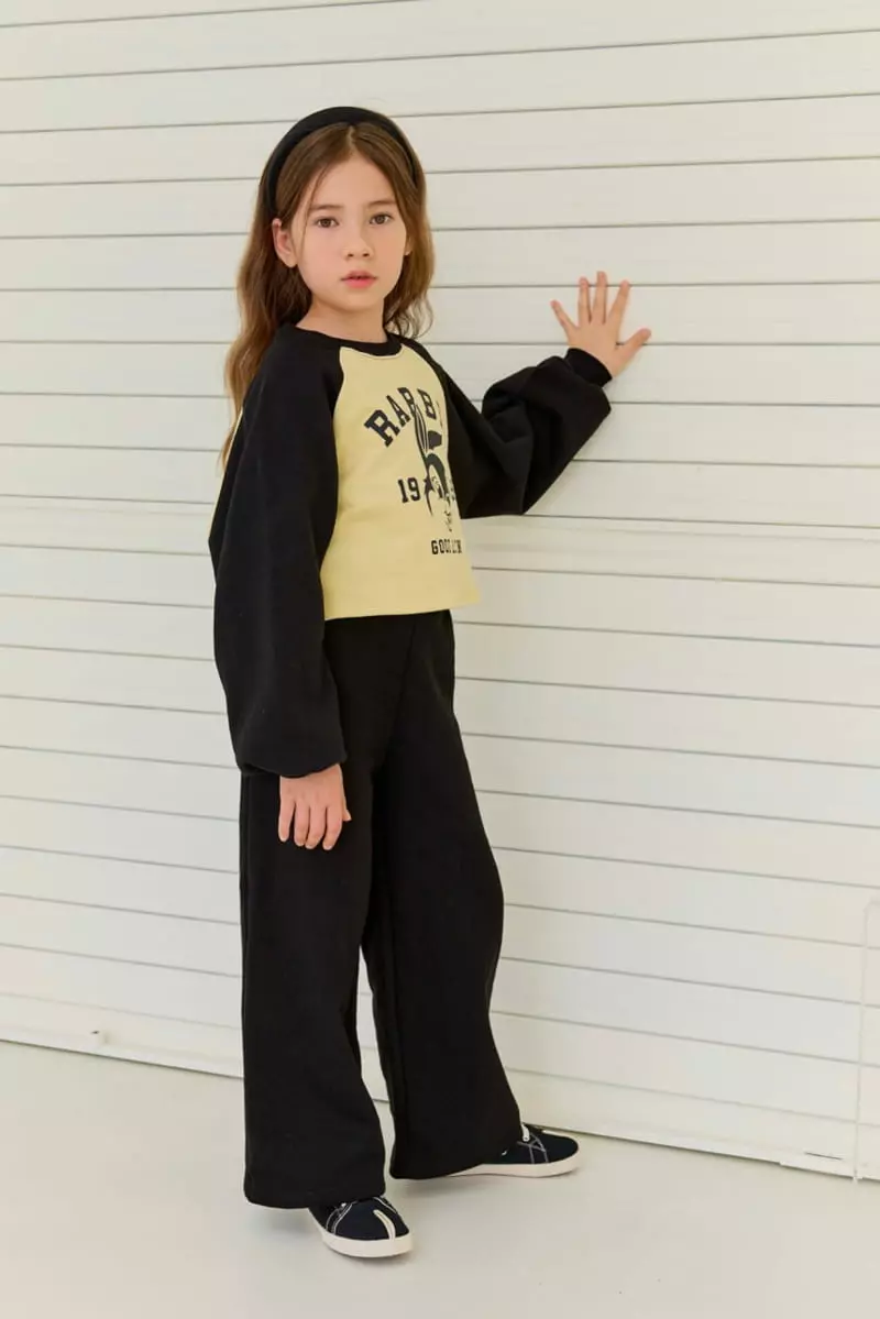 Dore Dore - Korean Children Fashion - #prettylittlegirls - Rabbit Raglan Sweatshirt - 2