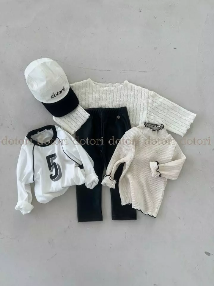 Dotori - Korean Children Fashion - #Kfashion4kids - Knit Crop Tee - 6