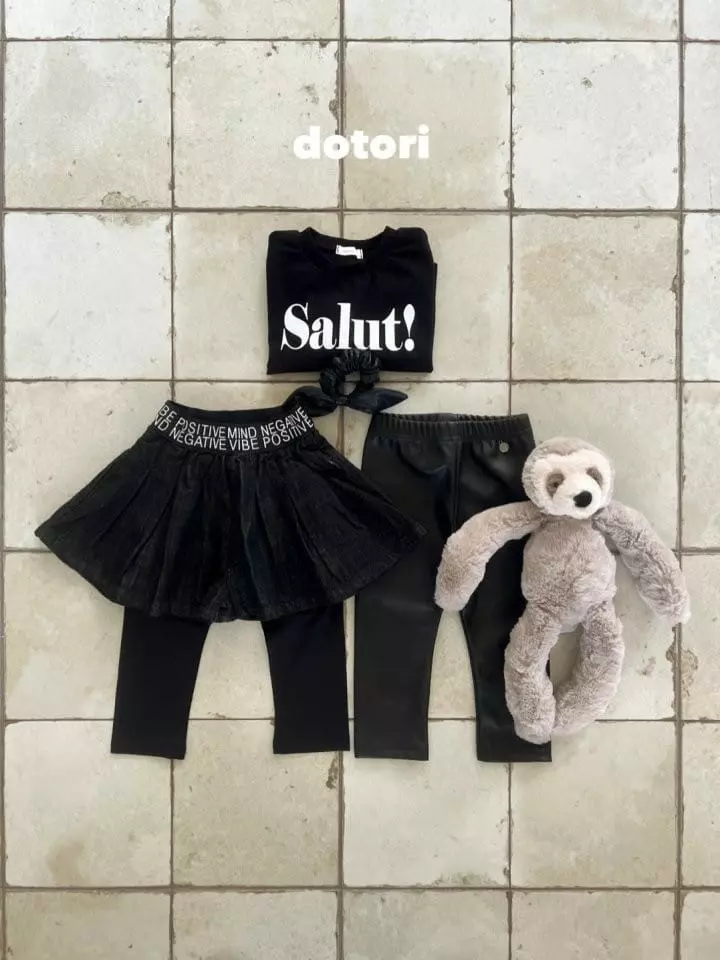 Dotori - Korean Children Fashion - #fashionkids - Salut Crop Tee - 11