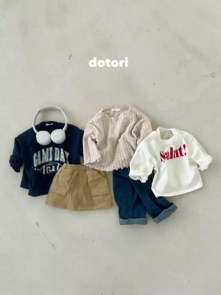 Dotori - Korean Children Fashion - #kidzfashiontrend - Knit Crop Tee - 5