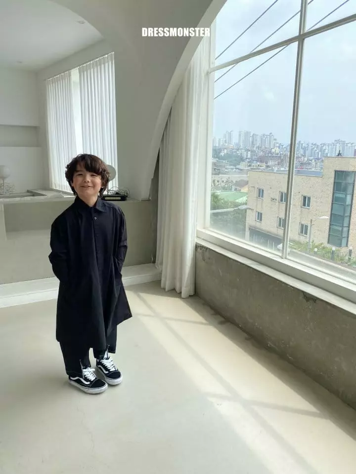 Dress Monster - Korean Children Fashion - #Kfashion4kids - Open Long Shirt - 2