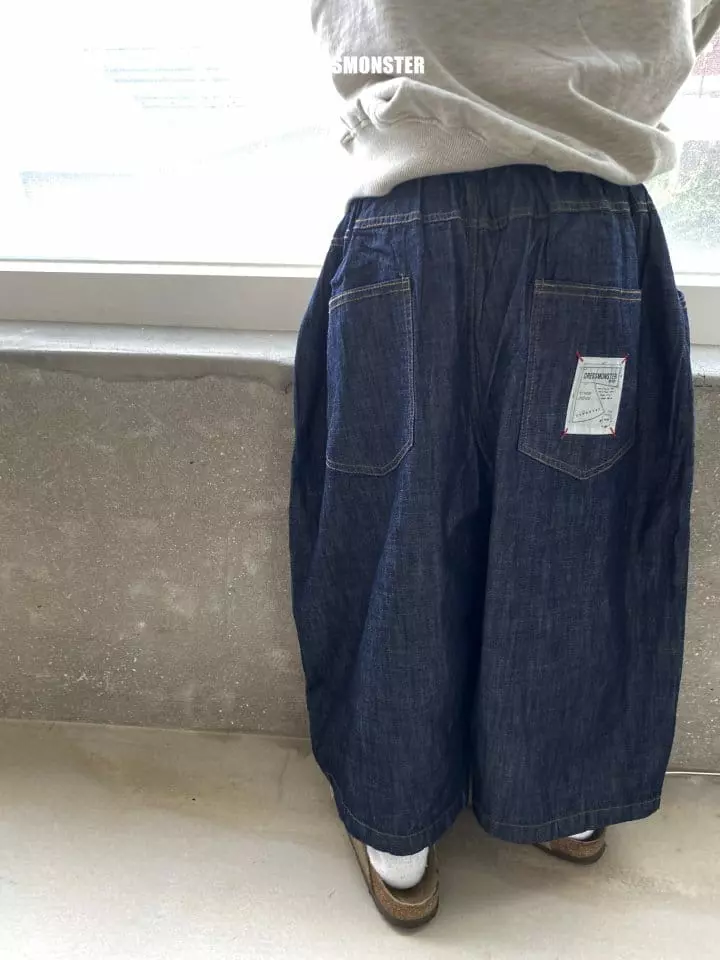 Dress Monster - Korean Children Fashion - #childofig - Wide Jeans - 12