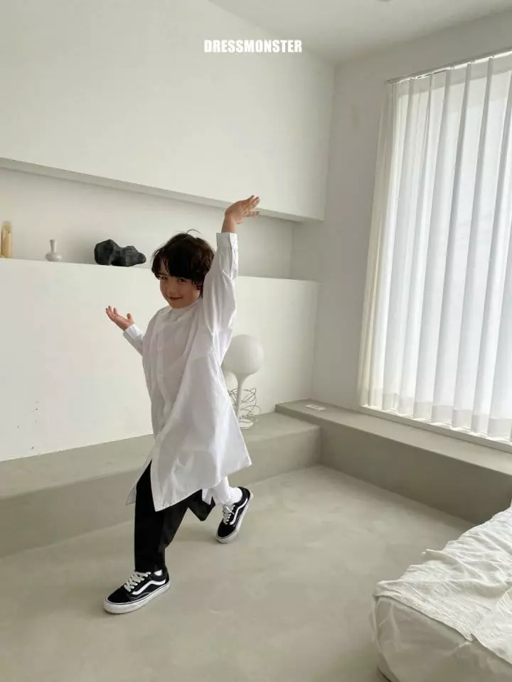 Dress Monster - Korean Children Fashion - #childrensboutique - Open Long Shirt - 11