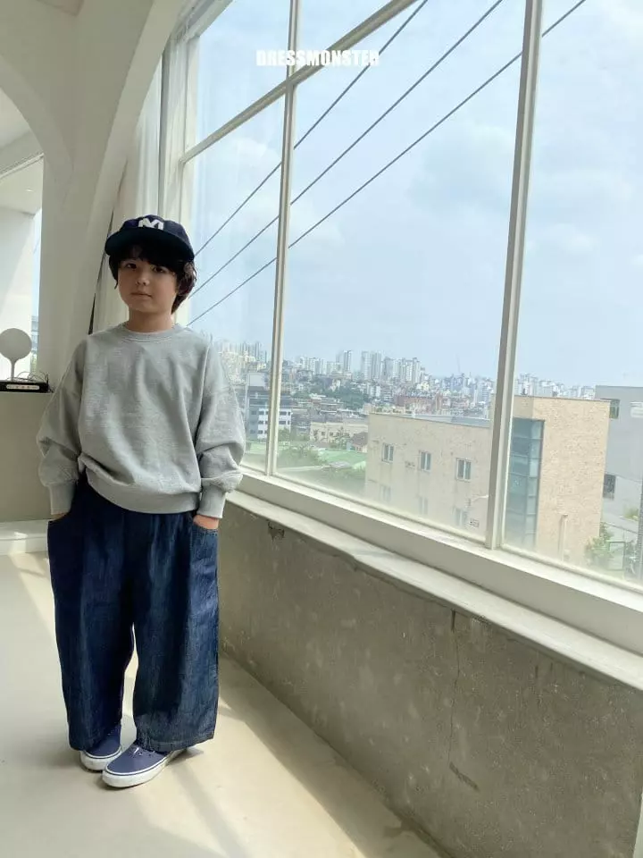Dress Monster - Korean Children Fashion - #minifashionista - Wide Jeans - 7