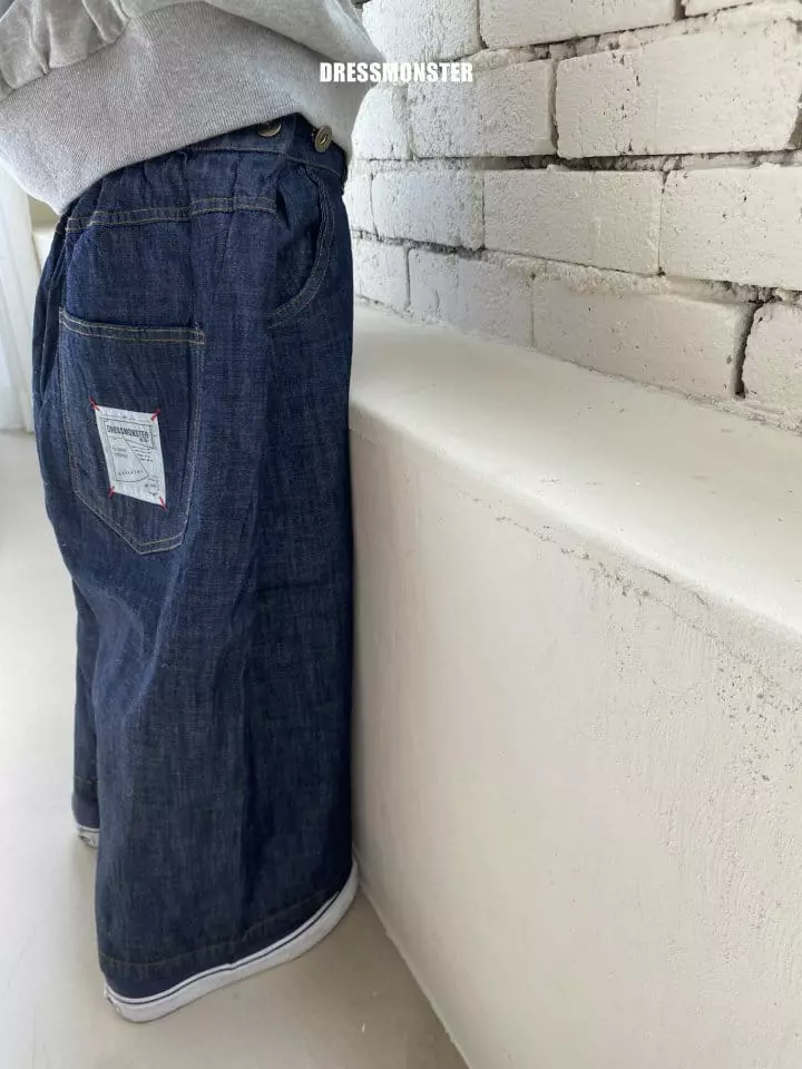 Dress Monster - Korean Children Fashion - #prettylittlegirls - Wide Jeans - 8