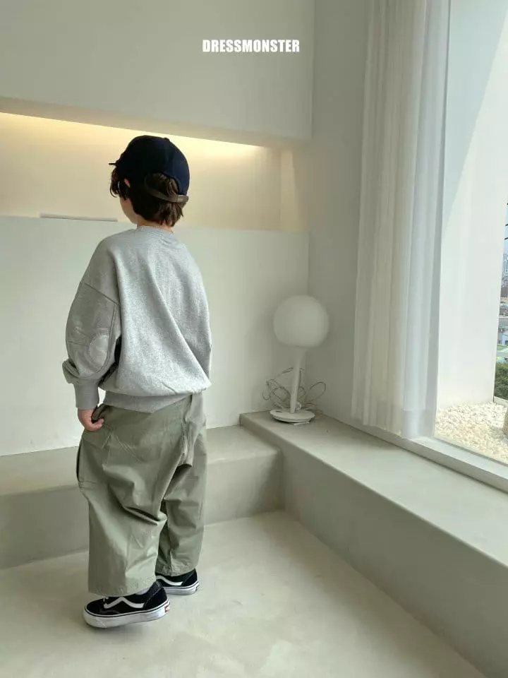 Dress Monster - Korean Junior Fashion - #childofig - Pigment Ellbo Sweatshirt - 9