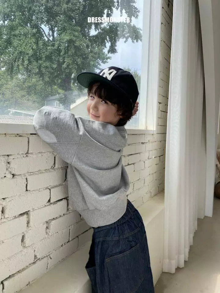 Dress Monster - Korean Junior Fashion - #childrensboutique - Pigment Ellbo Sweatshirt - 10