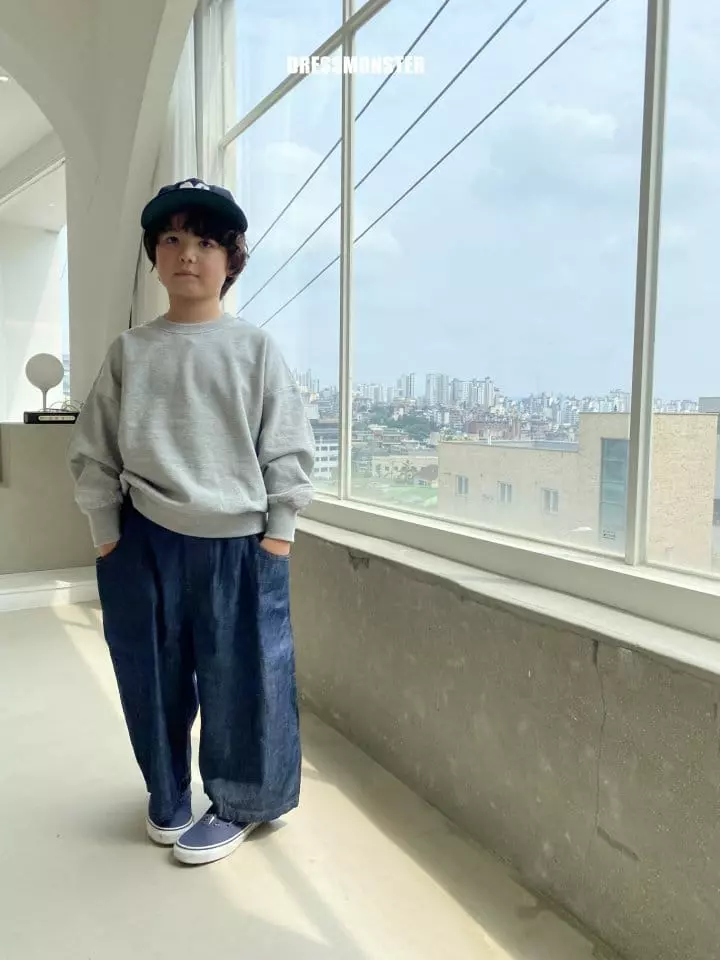 Dress Monster - Korean Junior Fashion - #discoveringself - Pigment Ellbo Sweatshirt - 12