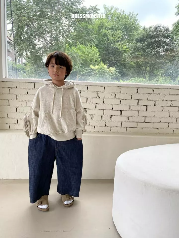 Dress Monster - Korean Junior Fashion - #kidzfashiontrend - Pocket Hoody - 2